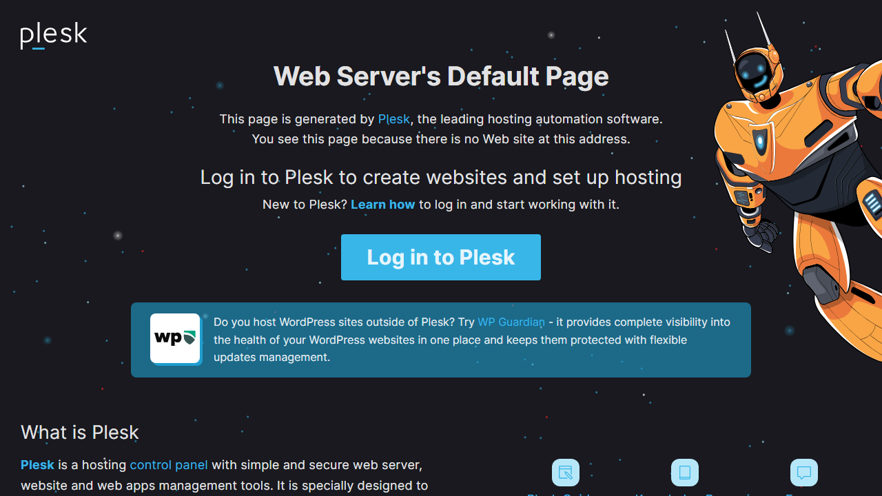 Web Server's Default Page