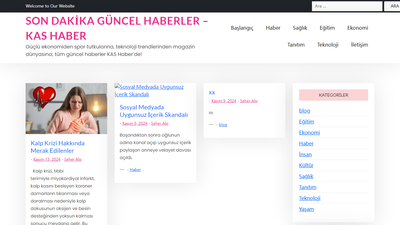 Son Dakika Güncel Haberler - KAS Haber - Güçlü ekonomiden spor tutkularına, teknoloji trendlerinden magazin dünyasına; tüm güncel haberler KAS Haber'de!