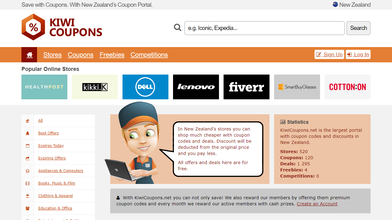 kiwicoupons.net