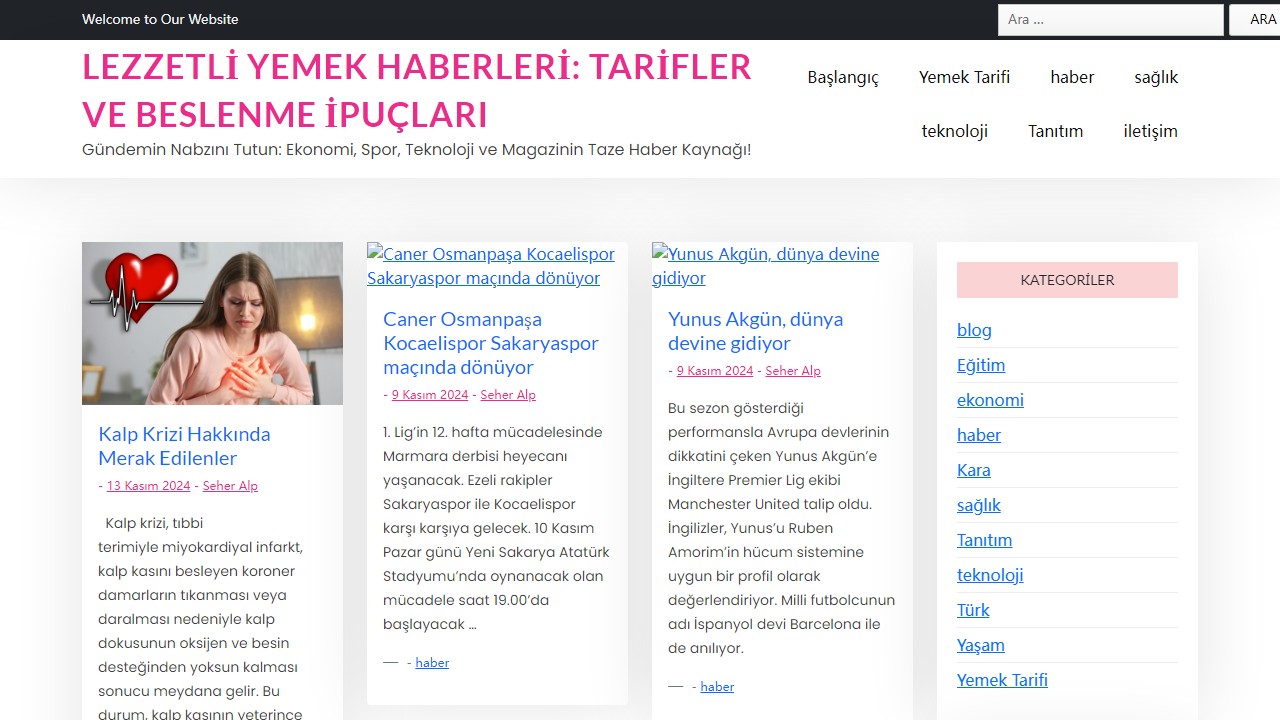 Lezzetli Yemek Haberleri: Tarifler ve Beslenme İpuçları - Gündemin Nabzını Tutun: Ekonomi, Spor, Teknoloji ve Magazinin Taze Haber Kaynağı!