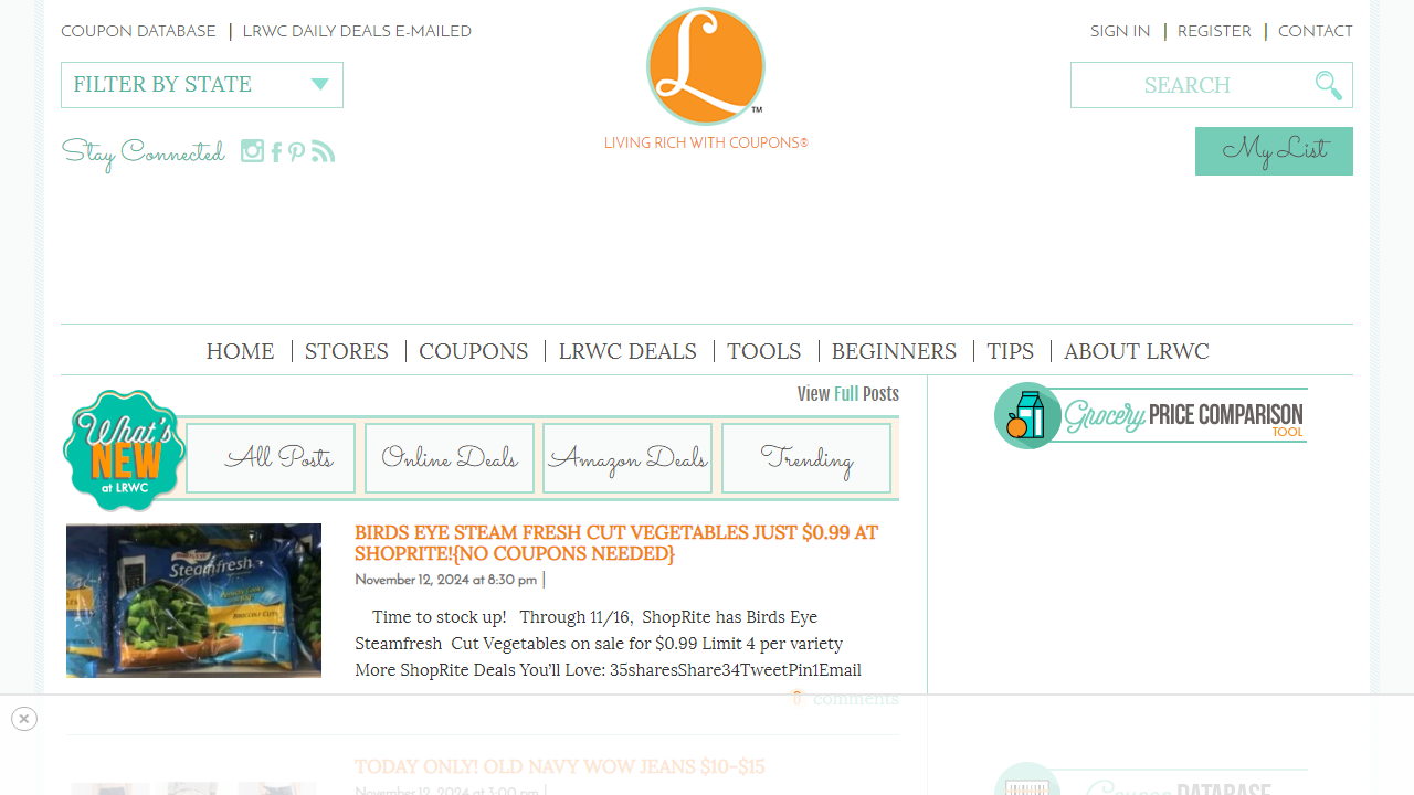 livingrichwithcoupons.com