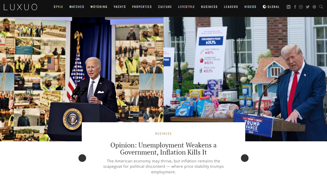 LUXUO - The Luxury Lifestyle Portal