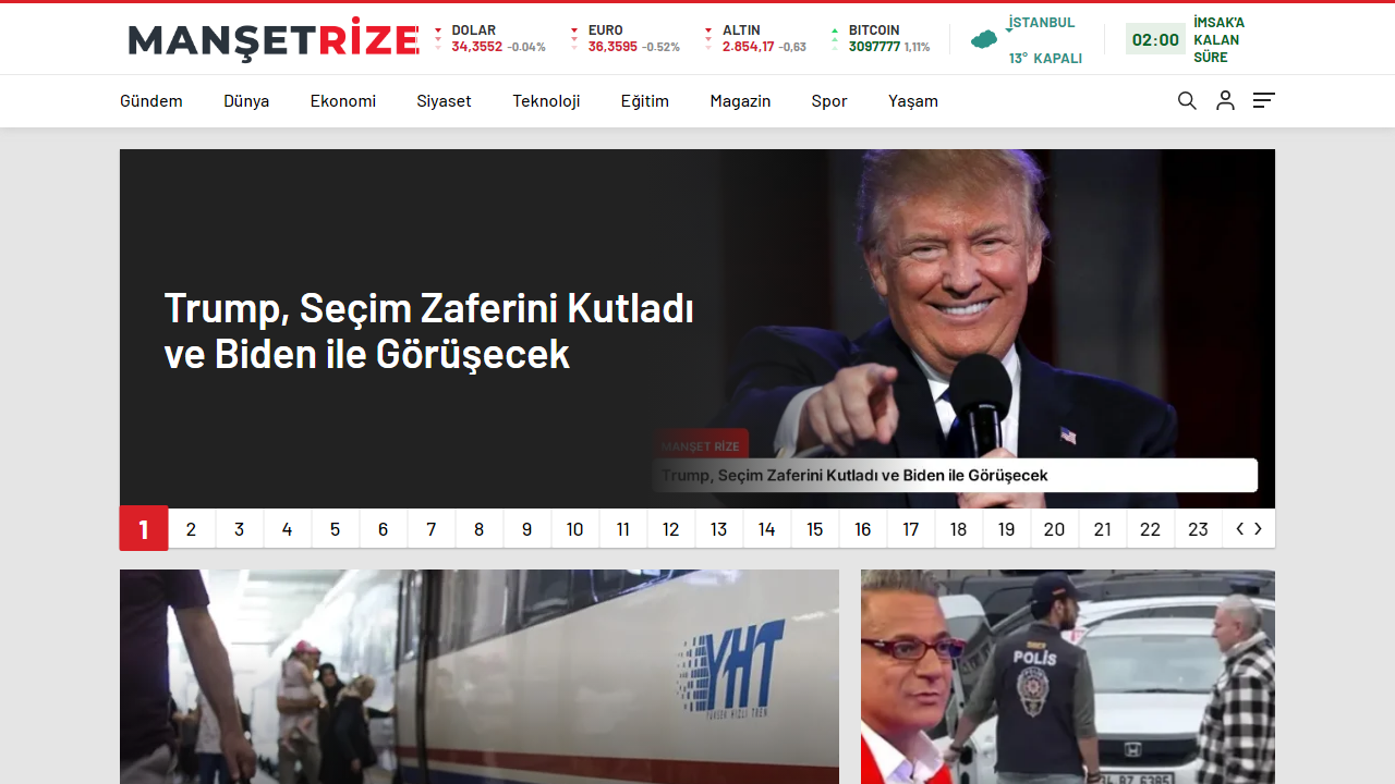 Manşet Rize – Rize Güncel Haberler