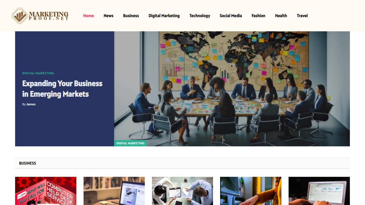 New Home - Marketing Proof