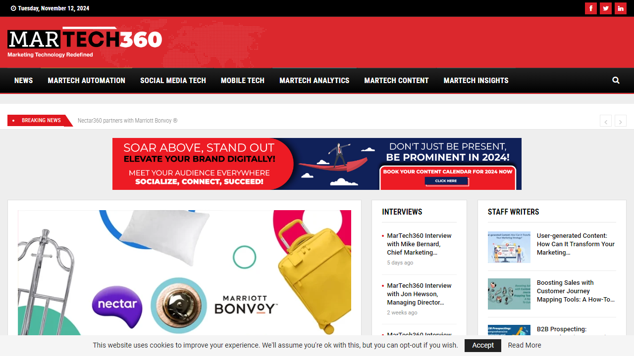 MarTech360 Redefining Marketing Technology News, Views and Interviews