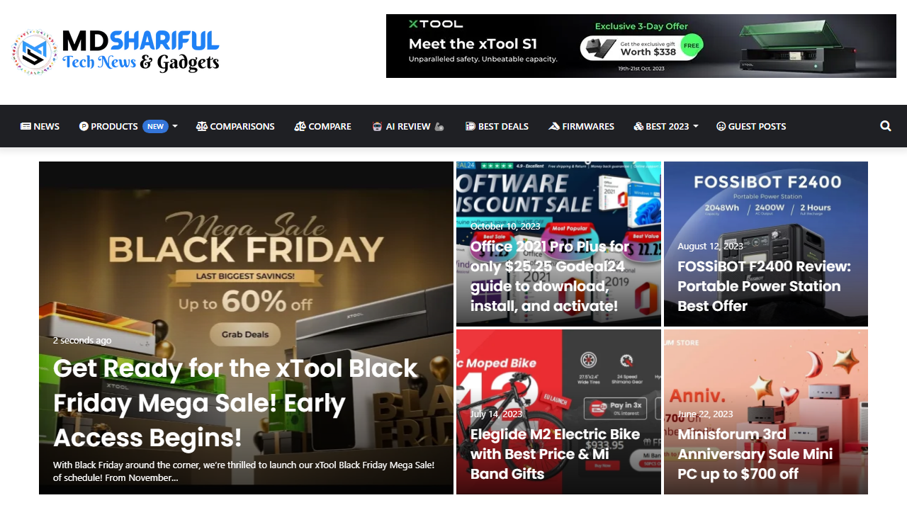 Tech News | Deals | Gadgets | Product Reviews-Mdshariful.Com