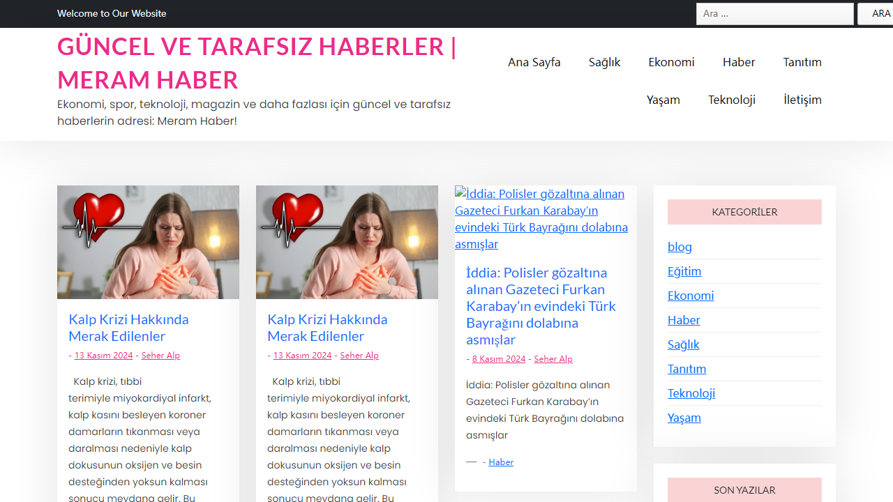 Güncel ve Tarafsız Haberler | Meram Haber - Ekonomi, spor, teknoloji, magazin ve daha fazlası için güncel ve tarafsız haberlerin adresi: Meram Haber!