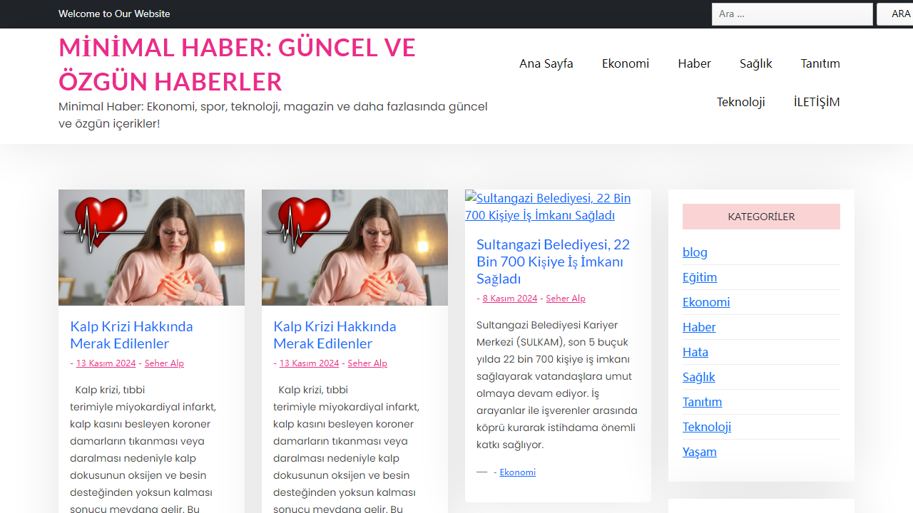 Minimal Haber: Güncel ve Özgün Haberler - Minimal Haber: Ekonomi, spor, teknoloji, magazin ve daha fazlasında güncel ve özgün içerikler!