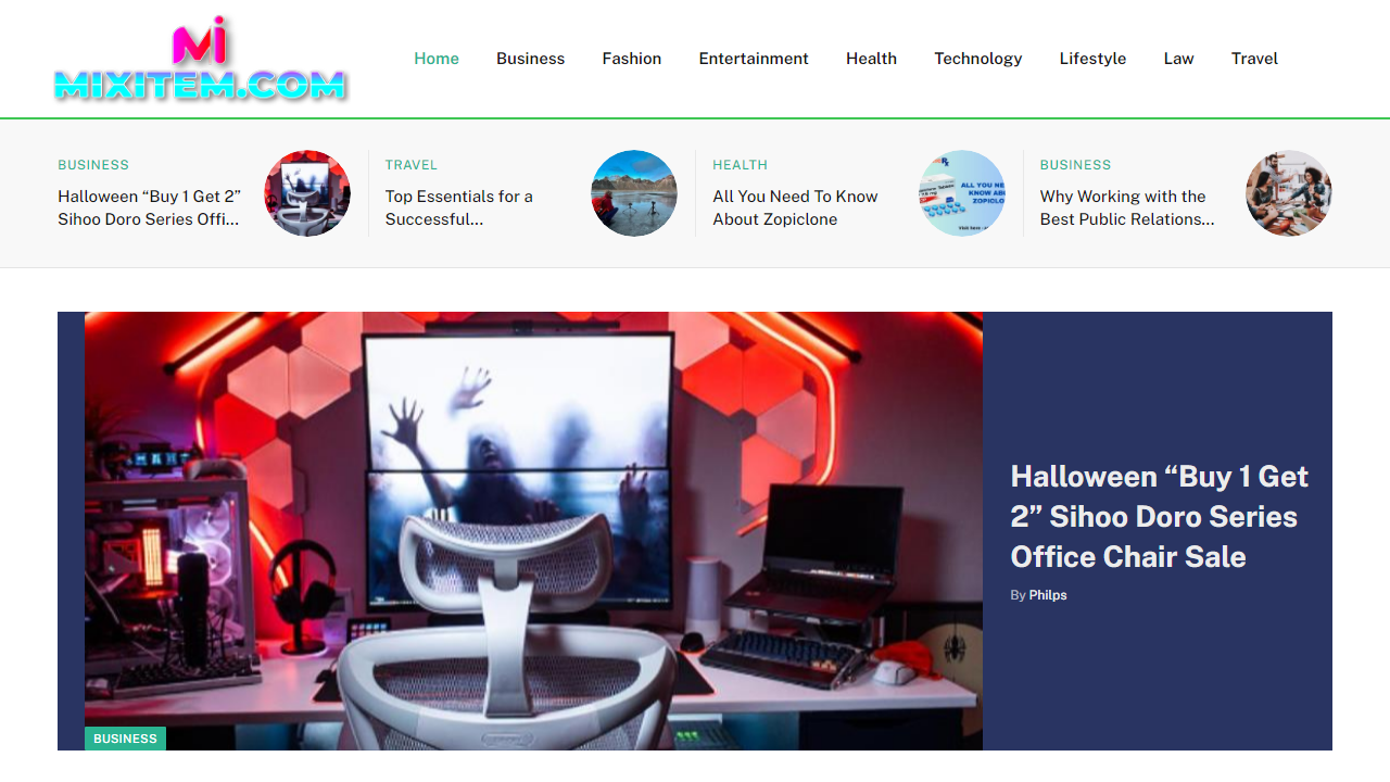 MixItem- News, Sports, Business, Fashion Entertainment, TV, Tech, Gaming Everything