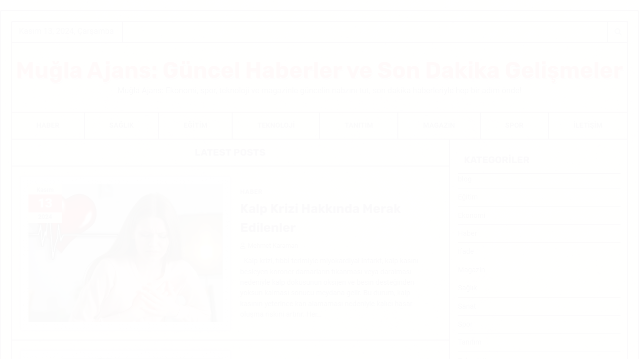 Muğla Ajans: Güncel Haberler ve Son Dakika Gelişmeler - Muğla Ajans: Ekonomi, spor, teknoloji ve magazinle güncelin nabzını tut, son dakika haberleriyle hep bir adım önde!