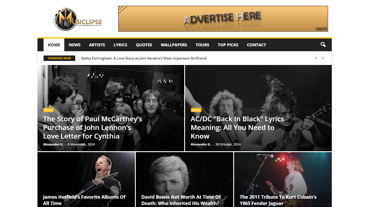 Musiclipse - An independent music blog | News, Gossip, Wallpapers, Quotes, Lyrics, Rankings