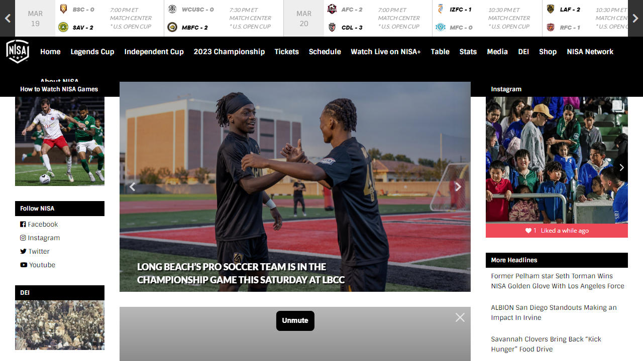 nisasoccer.com