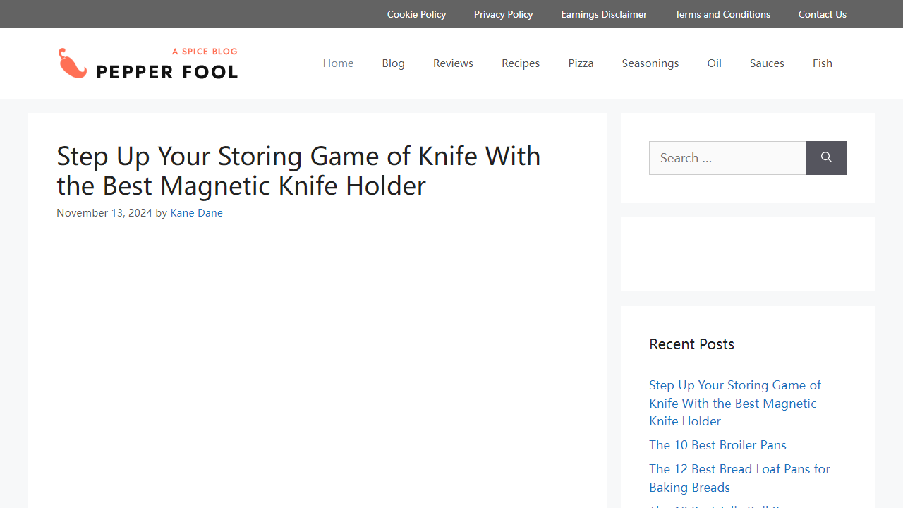 PepperFool - A Spice Blog