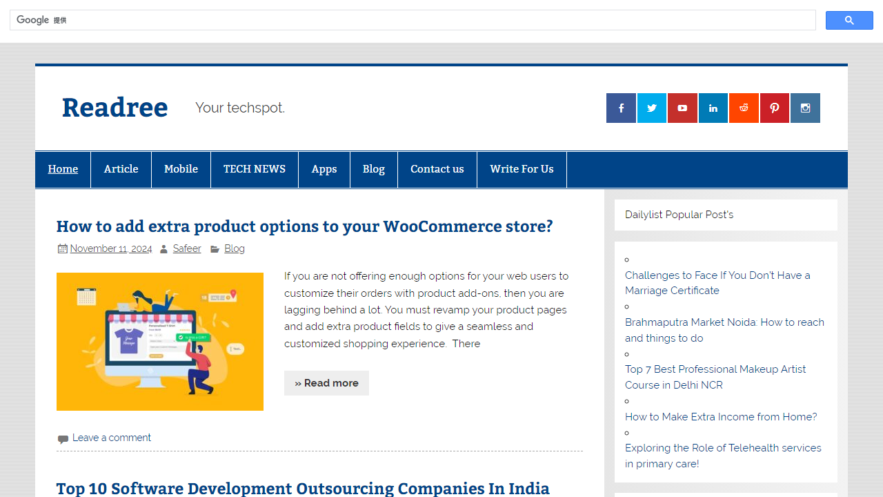 Readree - Your techspot.