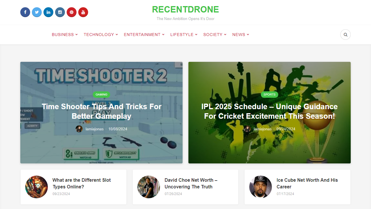 Recentdrone - The New Ambition Opens It's Door