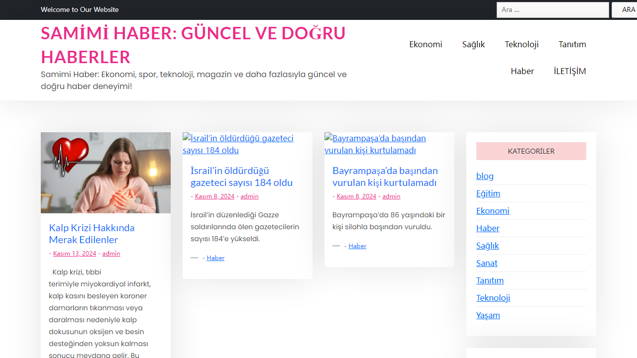 Samimi Haber: Güncel ve Doğru Haberler - Samimi Haber: Ekonomi, spor, teknoloji, magazin ve daha fazlasıyla güncel ve doğru haber deneyimi!