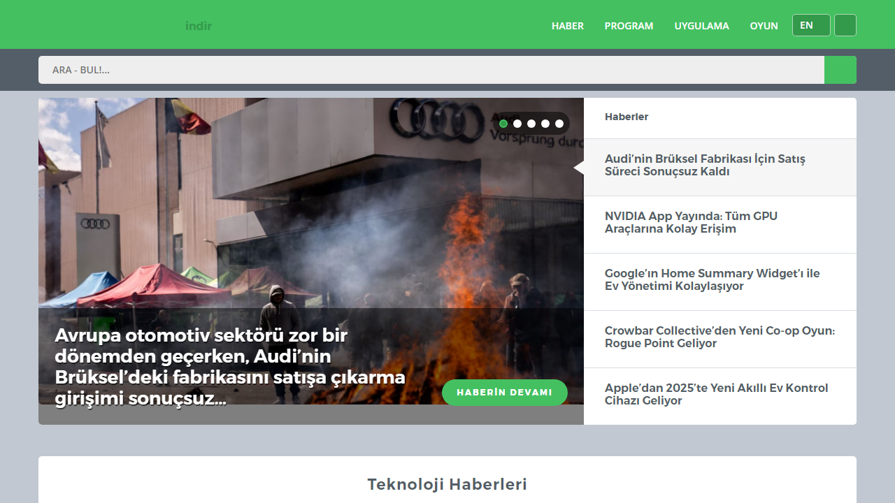 indir - Program, Uygulama, Oyun ve Teknoloji Haberleri