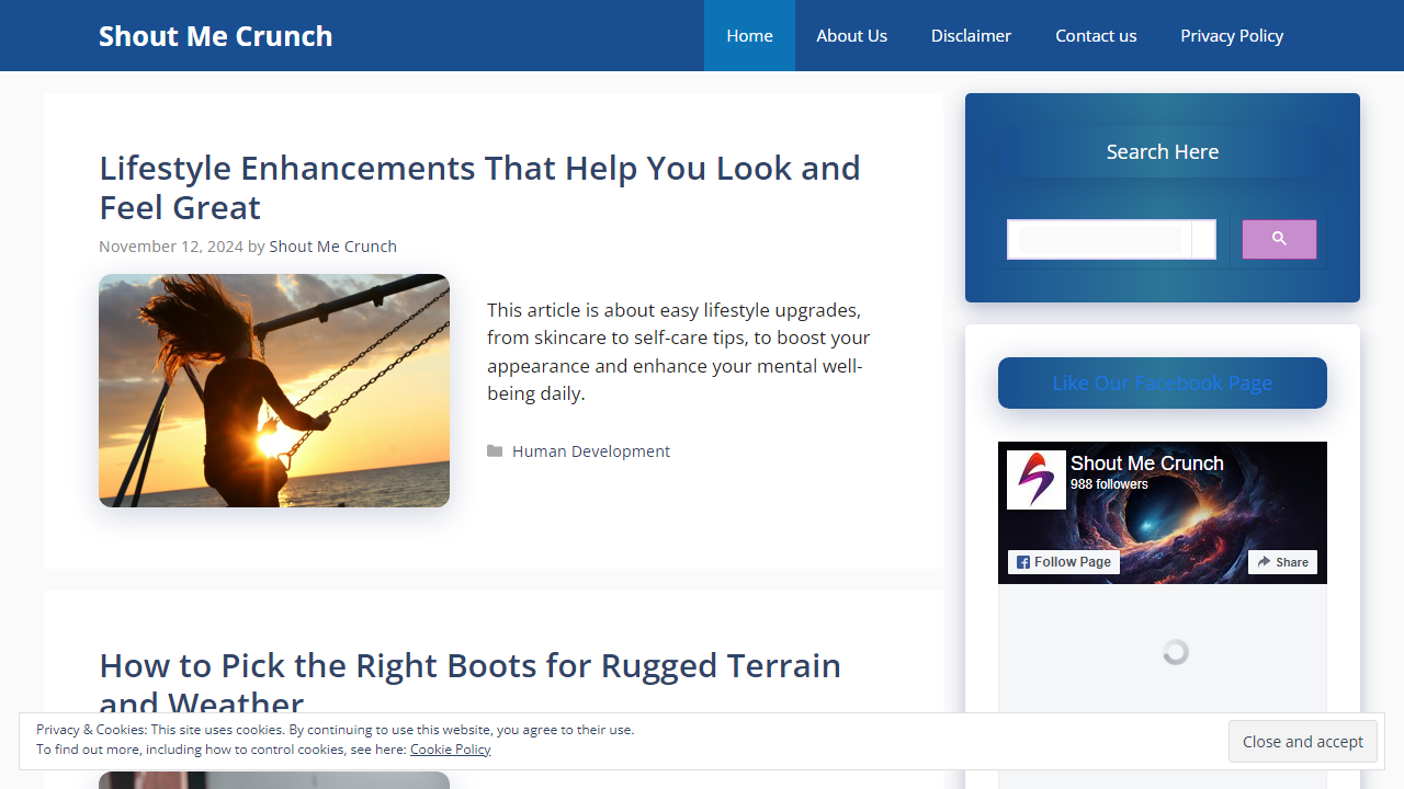 Shout Me Crunch | Smart Guide for your Lifestyle