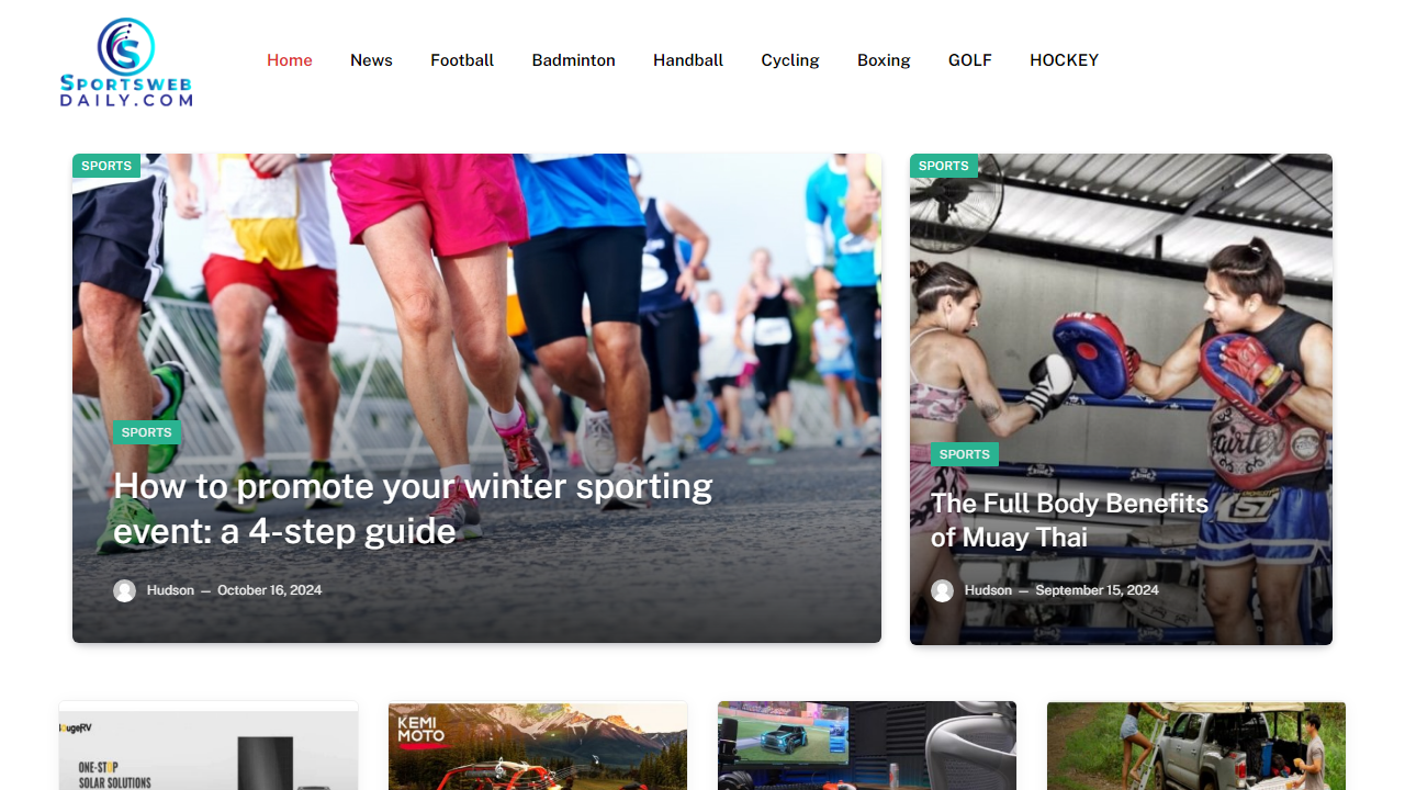 Sportswebdaily – Daily Sports Update