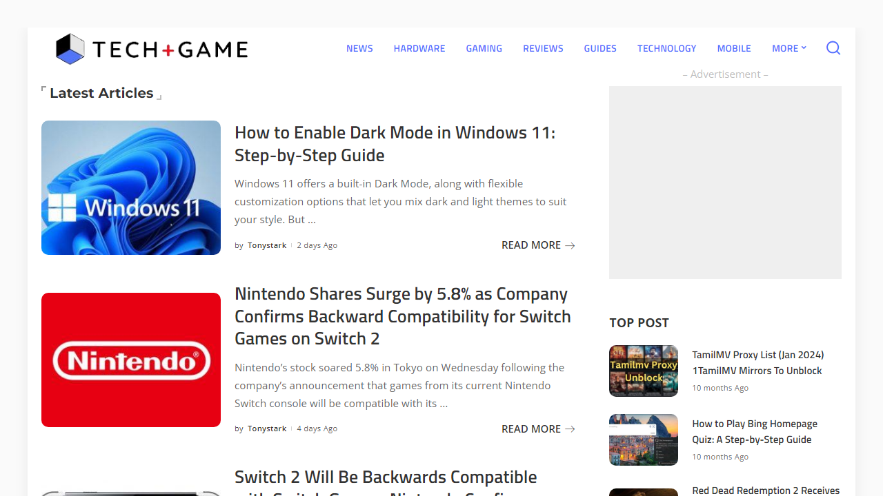 TechPlusGame - Latest Tech, Gaming, Hardware News, Guides & Reviews