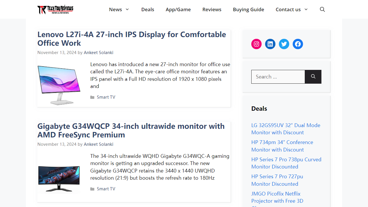 TechToyReviews – Expert Reviews, Latest Tech News, and Best Deals