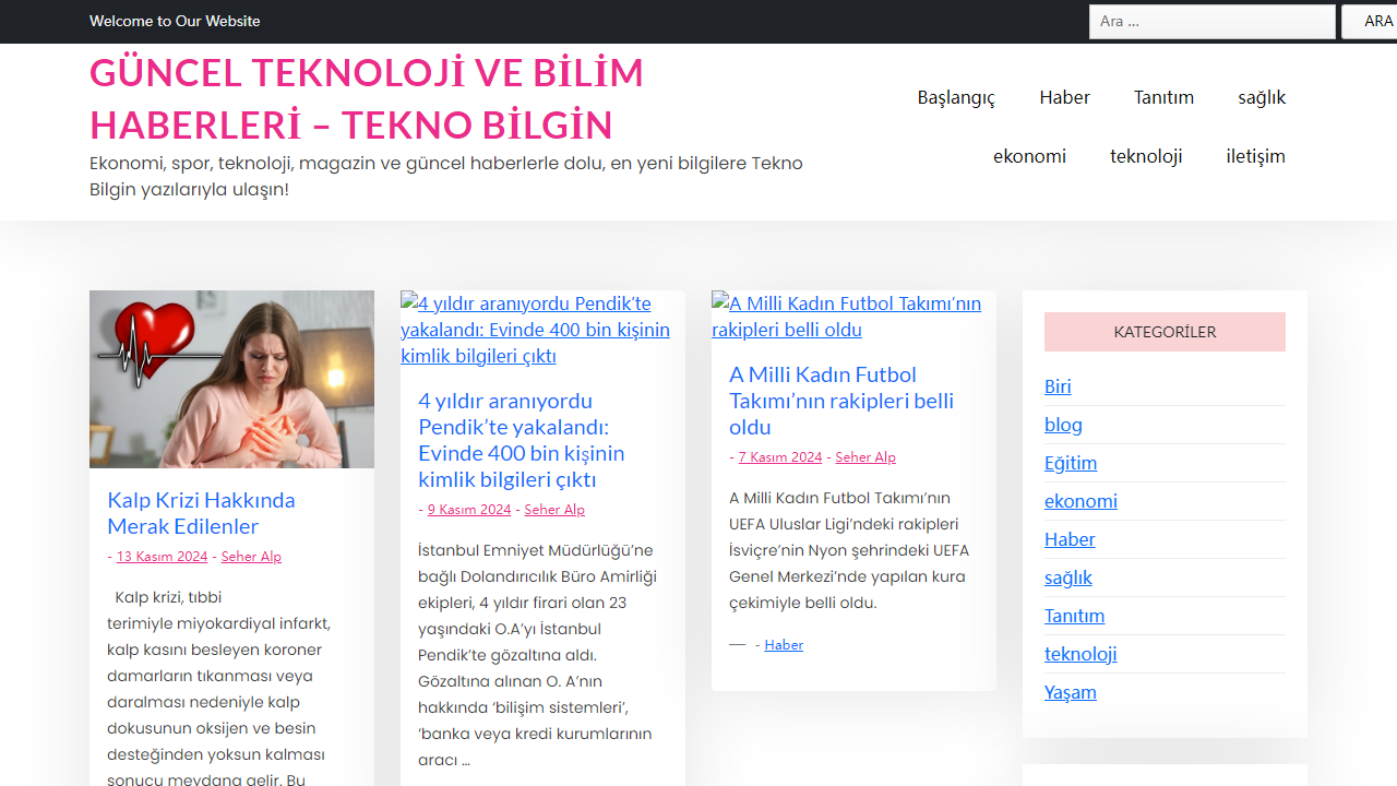 Güncel Teknoloji ve Bilim Haberleri - Tekno Bilgin - Ekonomi, spor, teknoloji, magazin ve güncel haberlerle dolu, en yeni bilgilere Tekno Bilgin yazılarıyla ulaşın!