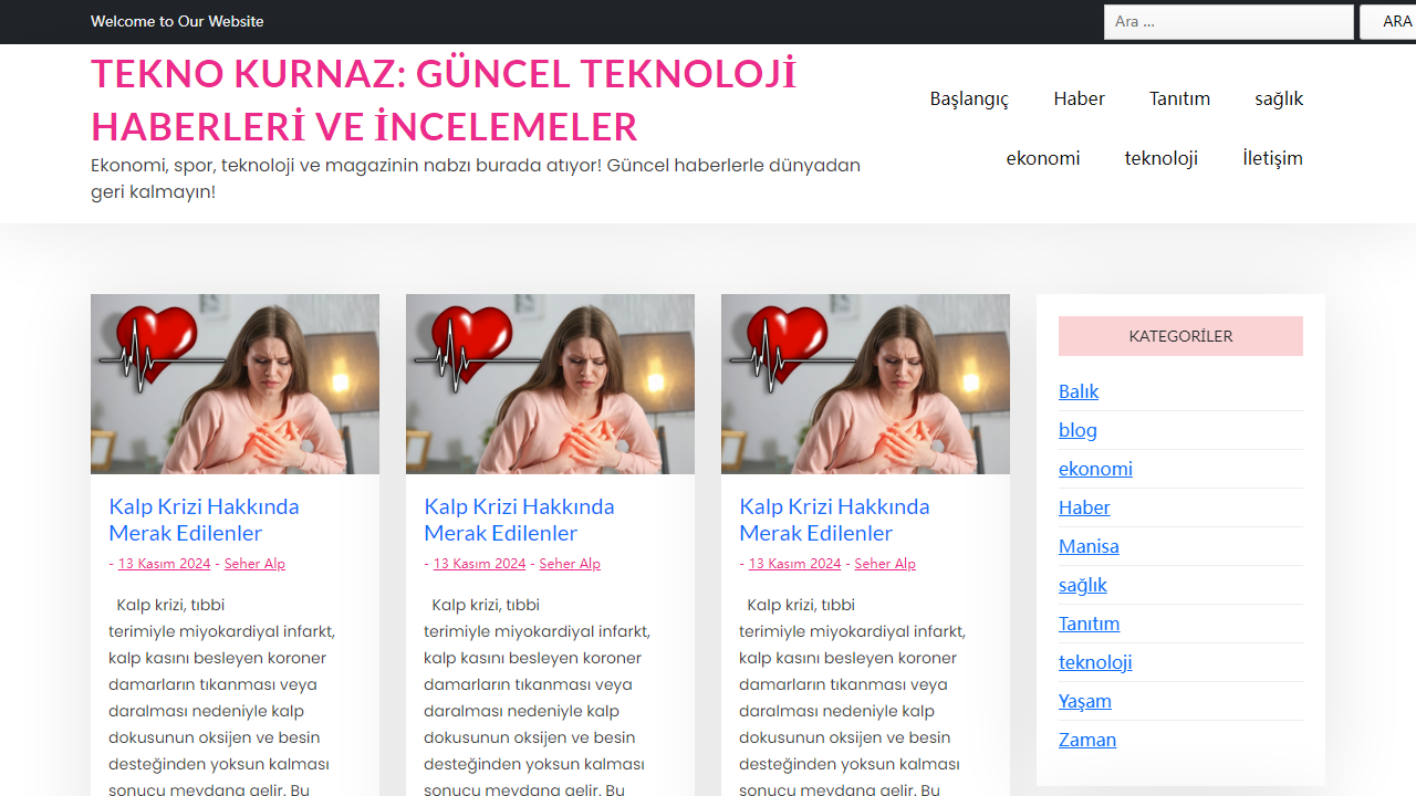 Tekno Kurnaz: Güncel Teknoloji Haberleri ve İncelemeler - Ekonomi, spor, teknoloji ve magazinin nabzı burada atıyor! Güncel haberlerle dünyadan geri kalmayın!