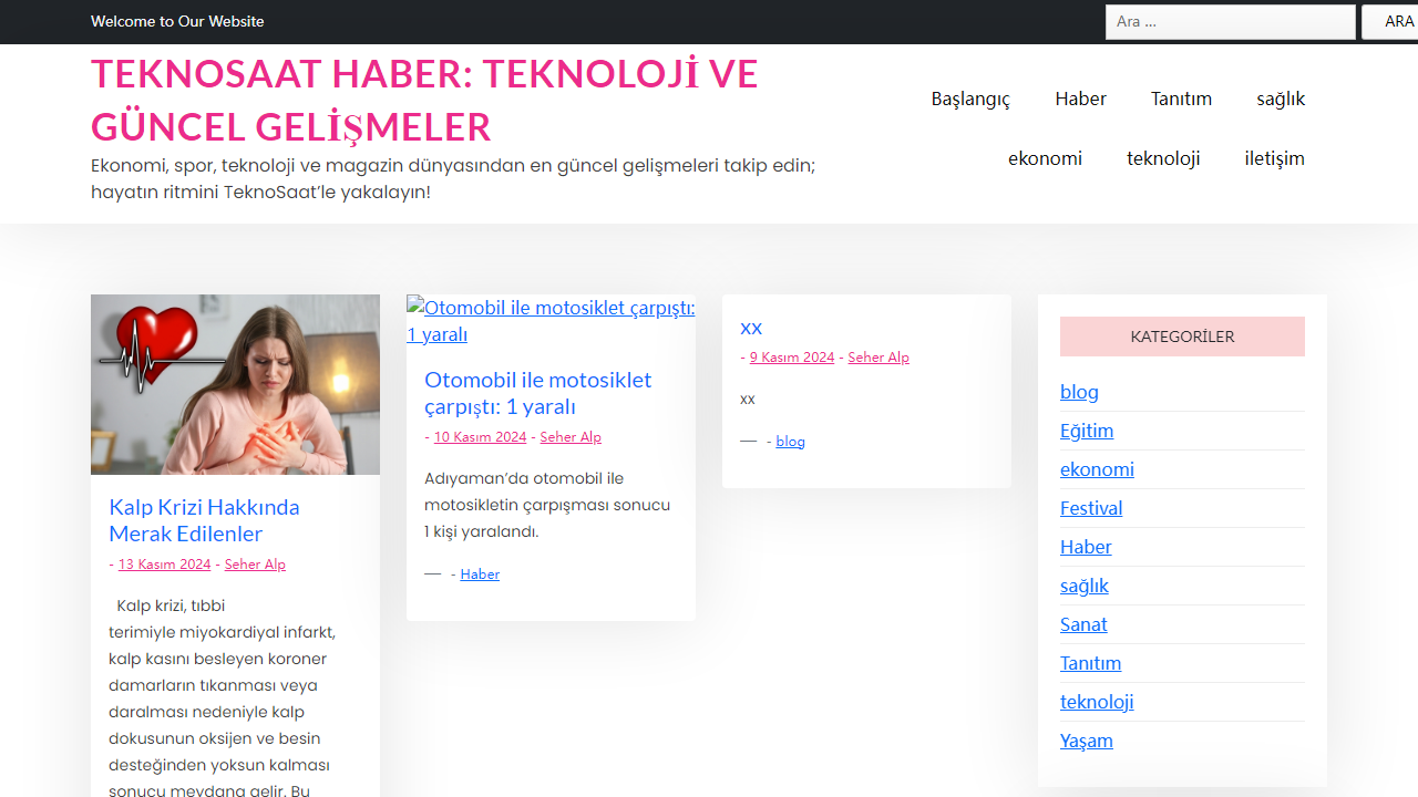 TeknoSaat Haber: Teknoloji ve Güncel Gelişmeler - Ekonomi, spor, teknoloji ve magazin dünyasından en güncel gelişmeleri takip edin; hayatın ritmini TeknoSaat'le yakalayın!