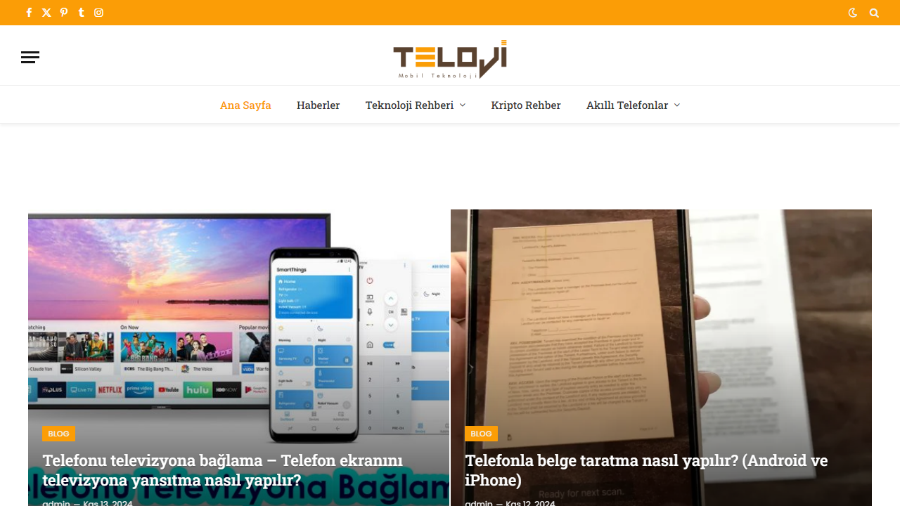 Teloji - Teknoloji, Akıllı Telefon ve Kripto Para Rehberi