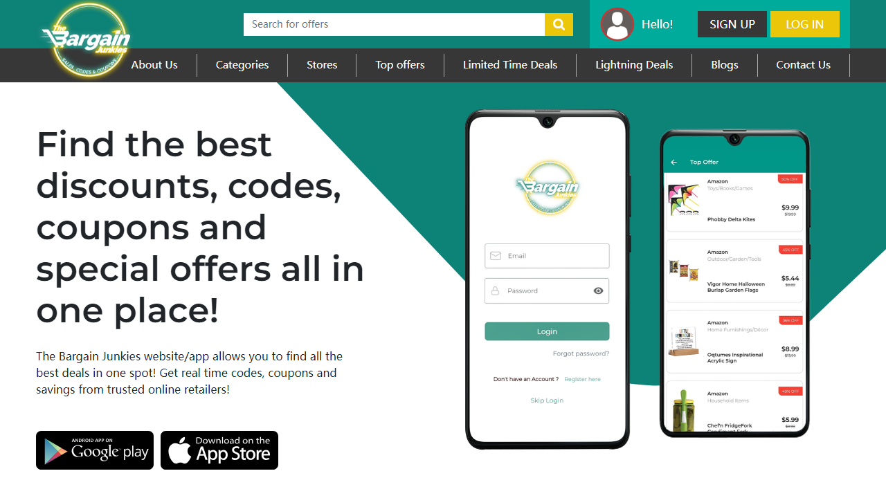 thebargainjunkies.com