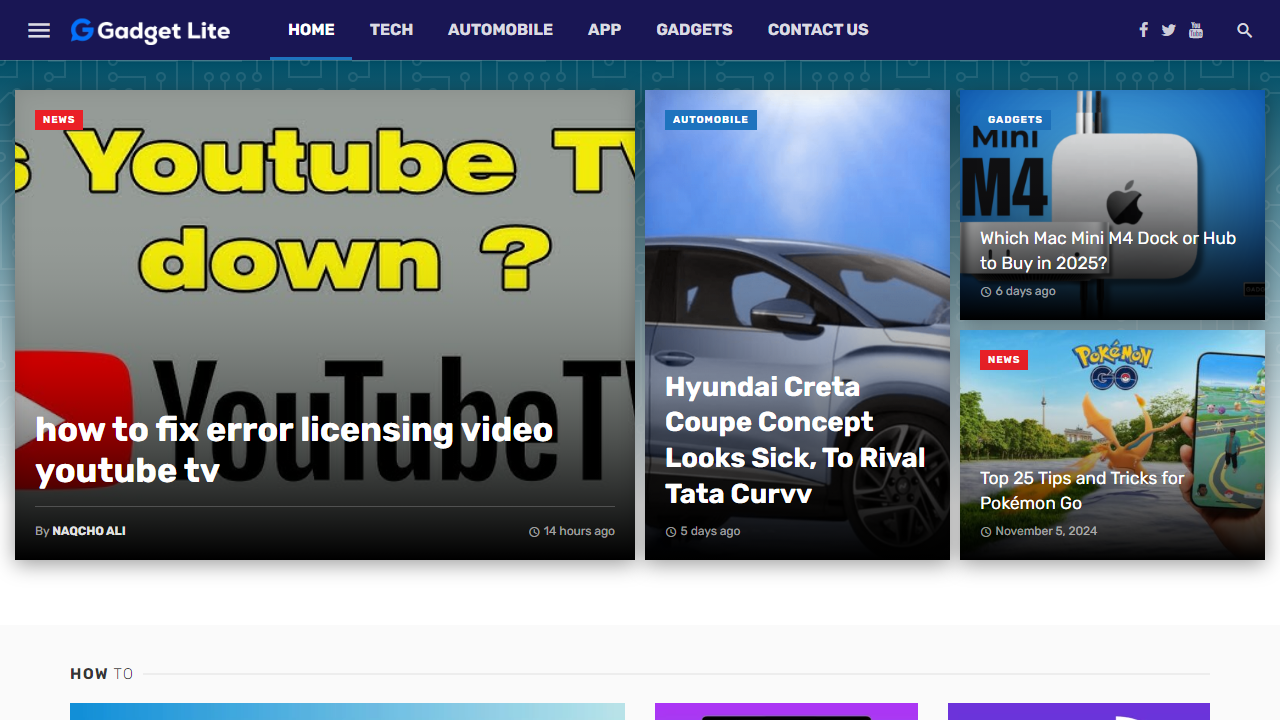 Tech News, New Gadgets, Automobile & Drones | Gadget Lite