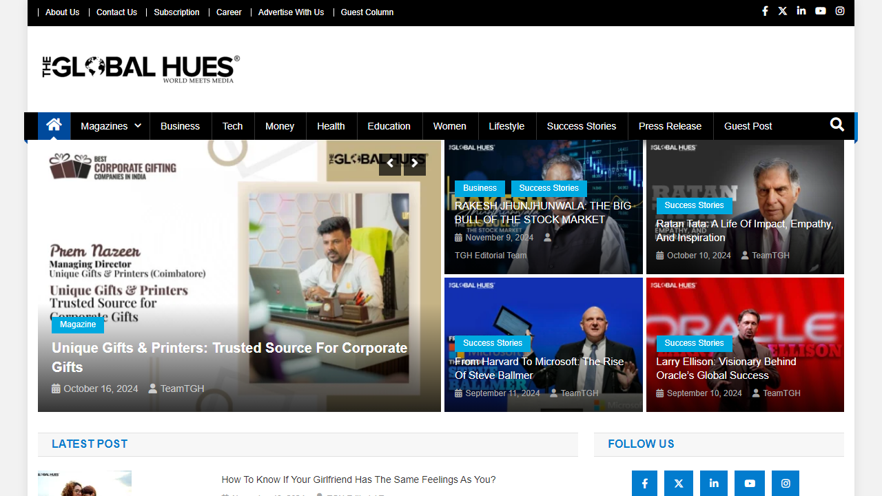 The Global Hues | World Meets Media