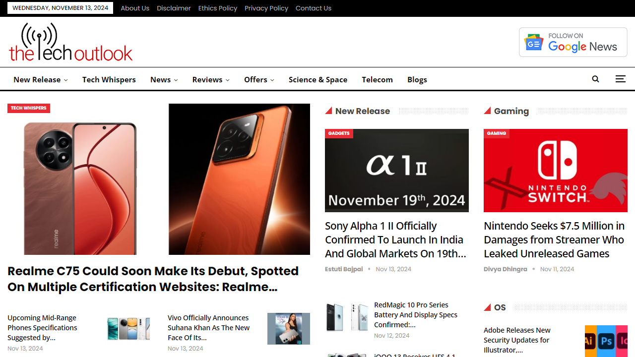 The Tech Outlook: Latest Tech News, Blogs, Reviews, Interviews