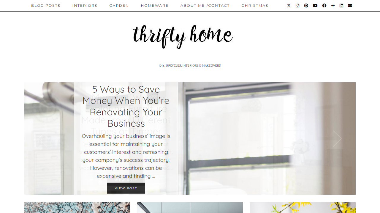 Thrifty Home - DIY, Upcycles, Interiors & Makeovers