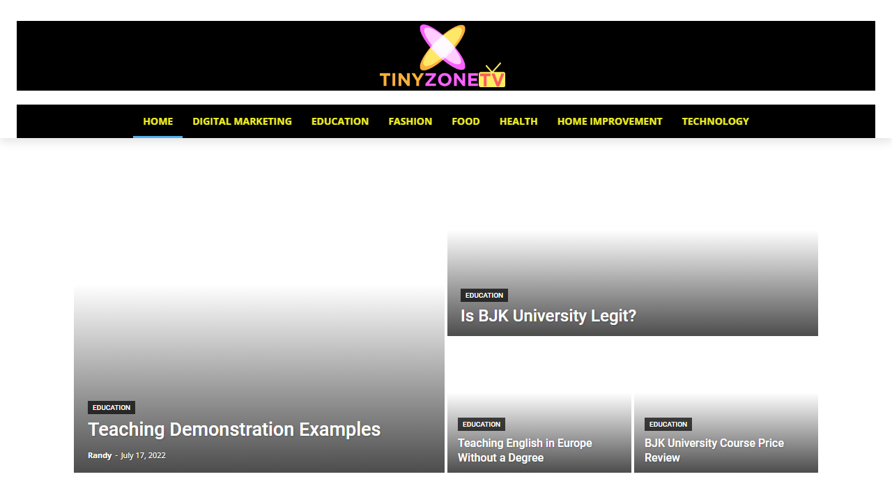 Tiny Zone Tv - Informational Hub To Discover Something New