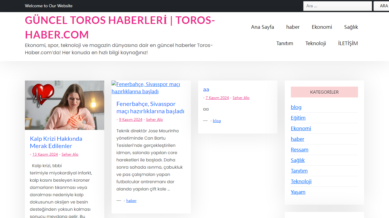 Güncel Toros Haberleri | Toros-Haber.com - Ekonomi, spor, teknoloji ve magazin dünyasına dair en güncel haberler Toros-Haber.com'da! Her konuda en hızlı bilgi kaynağınız!