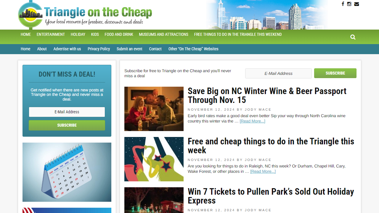 triangleonthecheap.com