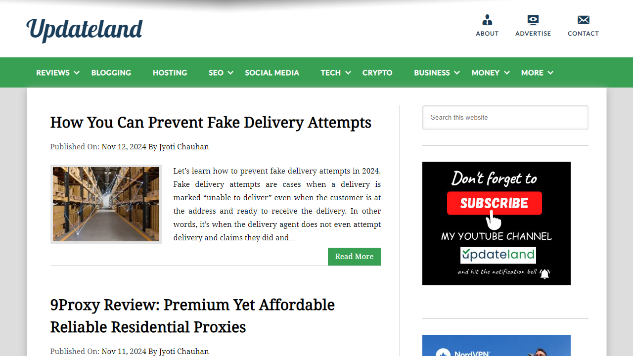 UpdateLand - Learn SEO and Blogging Tips