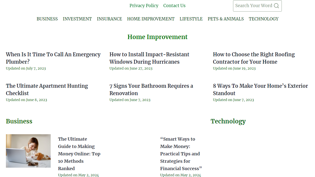 LifeStyle Blog - Valid Words