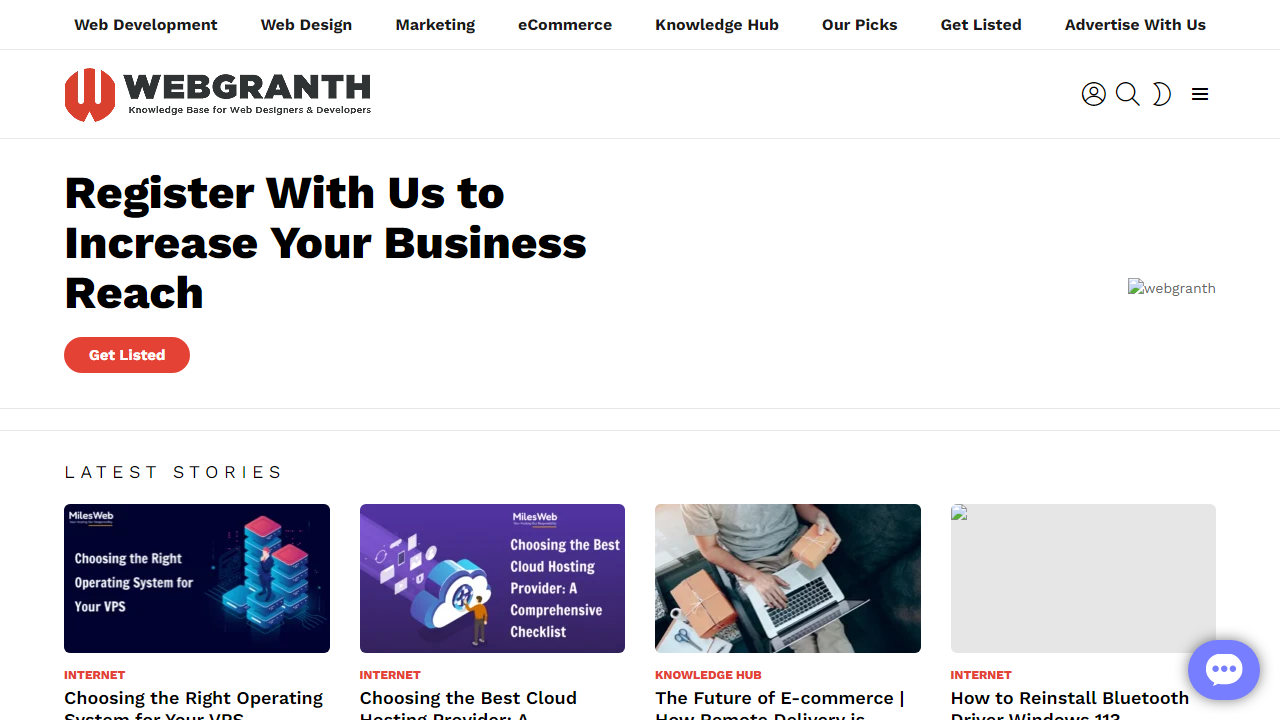 Grow your business exponentially with Webgranth