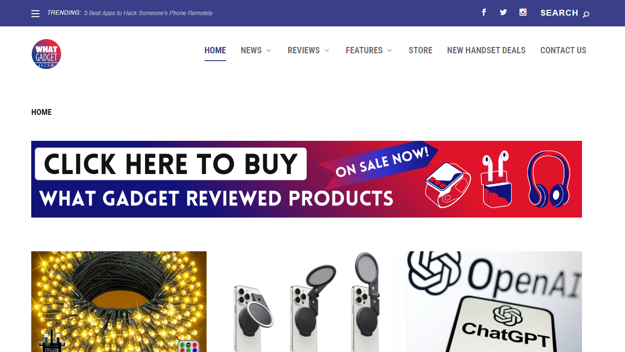 What Gadget - The latest technology gadget and gaming news, reviews, guides and features.