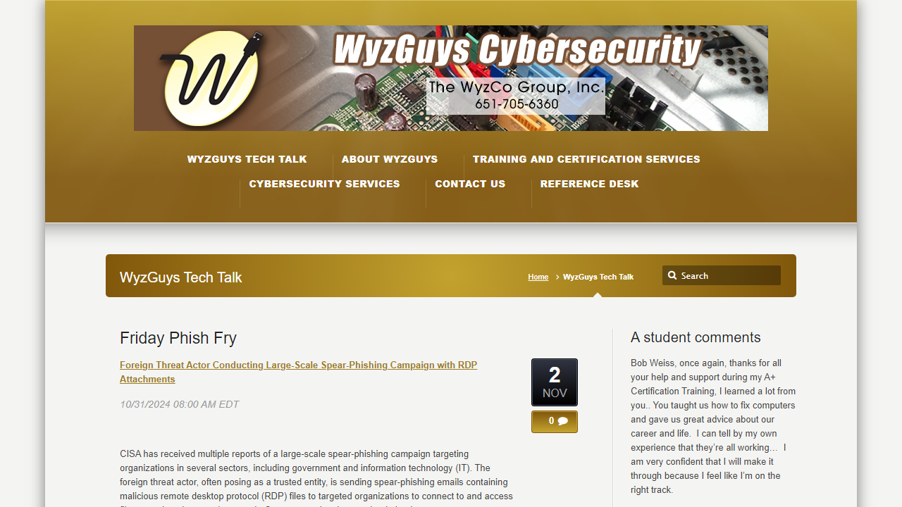 WyzGuys Cybersecurity - You're not too small to be the next target