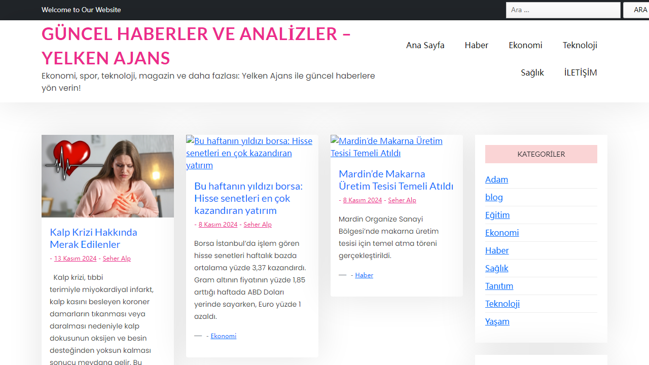 Güncel Haberler ve Analizler - Yelken Ajans - Ekonomi, spor, teknoloji, magazin ve daha fazlası: Yelken Ajans ile güncel haberlere yön verin!