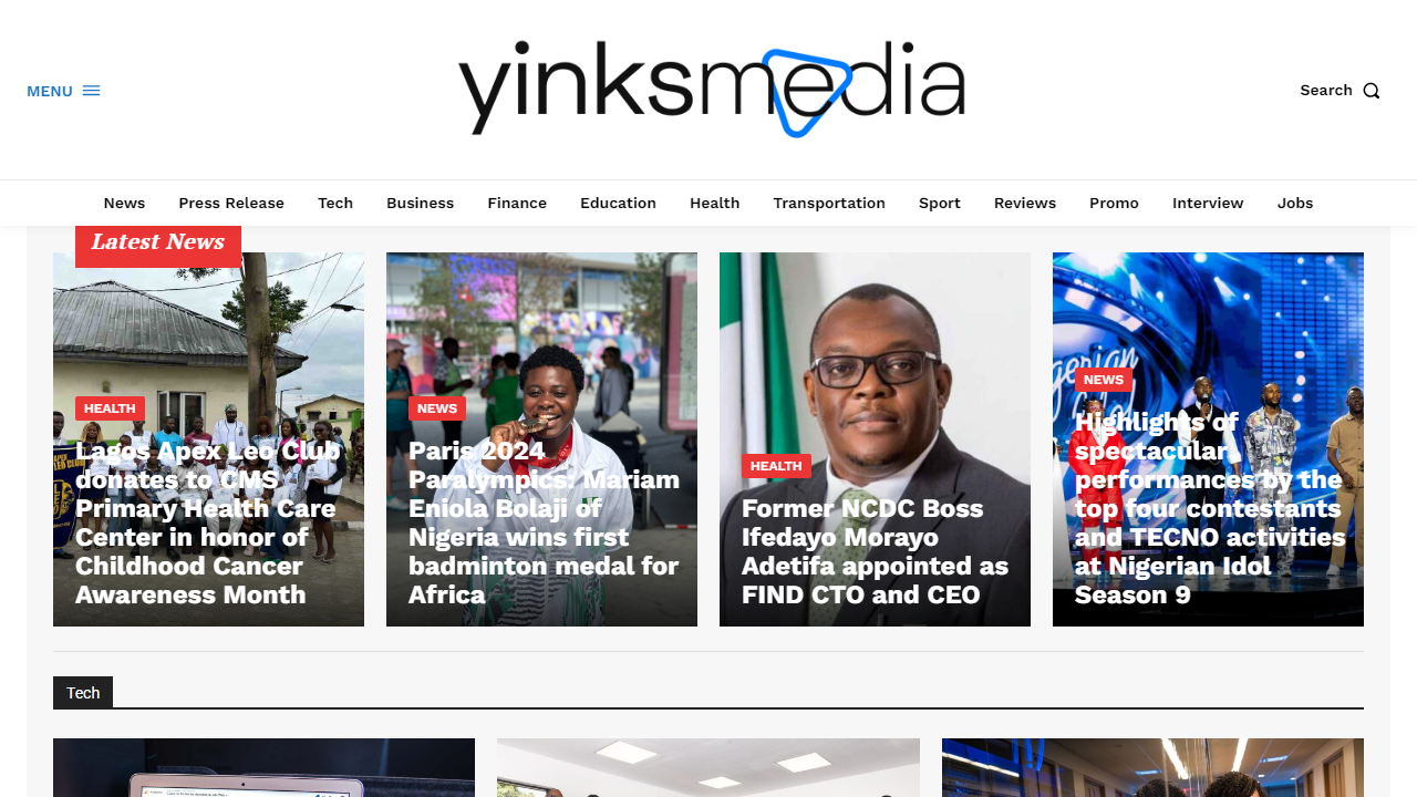 Homepage - Yinksmedia | Latest News from Africa and Beyond