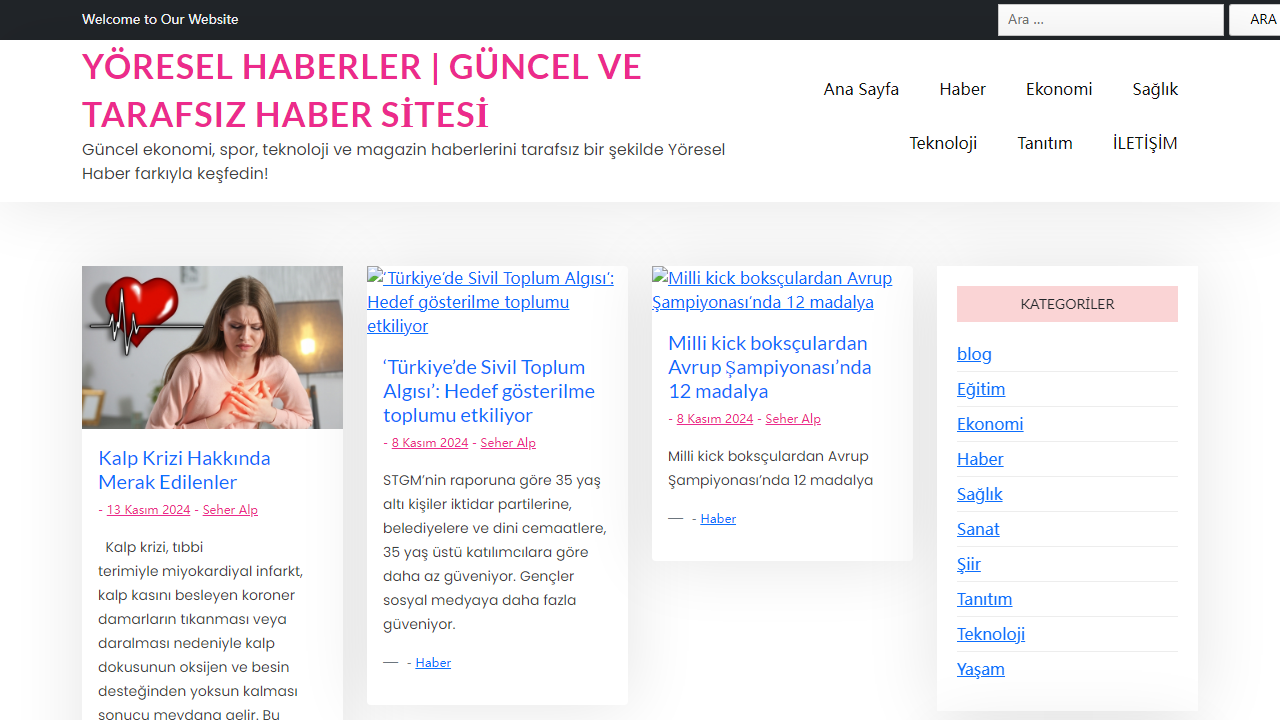 Yöresel Haber Sitesi